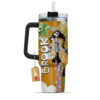 Brook Personalized Name Coffee 40oz Anime Tumbler Cup With Handle Custom Anime