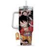 Monkey D Luffy Anime 40oz Anime Tumbler Cup With Handle Custom Manga Art Personalized Name