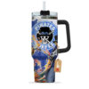 Sabo Personalized Name Coffee 40oz Anime Tumbler Cup With Handle Custom Anime