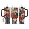 Stark Anime 40oz Anime Tumbler Cup With Handle Personalized Name