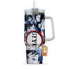 Giyu Tomioka 40oz Anime Tumbler Cup With Handle Custom Manga Art Personalized Name