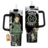 Shikamaru Nara Coffee 40oz Anime Tumbler Cup With Handle Custom Personalized Name