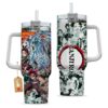 Tanjiro Kamado 40oz Anime Tumbler Cup With Handle Custom Manga Art Personalized Name