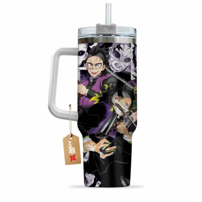 Genya Shinazugawa 40oz Anime Tumbler Cup With Handle Custom Manga Art Personalized Name