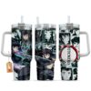 Muichiro Tokito 40oz Anime Tumbler Cup With Handle Custom Manga Art Personalized Name