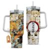 Zenitsu Agatsuma 40oz Anime Tumbler Cup With Handle Custom Manga Art Personalized Name