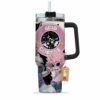 Mina Ashido Coffee 40oz Anime Tumbler Cup With Handle Custom Personalized Name