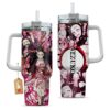 Nezuko Kamado 40oz Anime Tumbler Cup With Handle Custom Manga Art Personalized Name