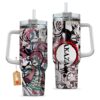 Akaza 40oz Anime Tumbler Cup With Handle Custom Manga Art Personalized Name