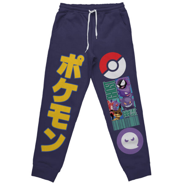 Ghost Type Pokemon Streetwear Otaku Cosplay Anime Sweatpants