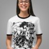 Giyu B&W Demon Slayer Anime Unisex T-Shirt