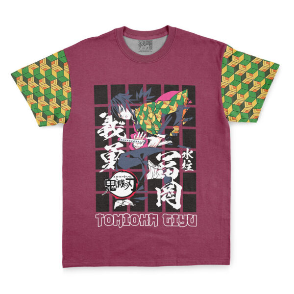 Hooktab Tomioka Giyu Demon Slayer shirt Streetwear Anime T-Shirt