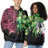 Giyu Tie Dye Hoodie Demon Slayer Hoodie Anime Hoodie