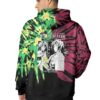 Giyu Tie Dye Hoodie Demon Slayer Hoodie Anime Hoodie