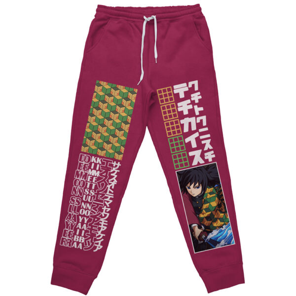 Tomioka Giyu Haori Demon Slayer Streetwear Otaku Cosplay Anime Sweatpants