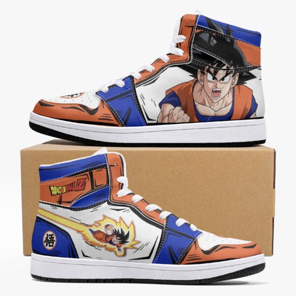 Goku and Vegeta Dragon Ball Mid 1 Basketball Shoes