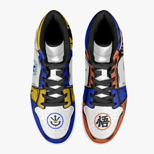 Goku and Vegeta Dragon Ball Mid 1 Basketball Shoes