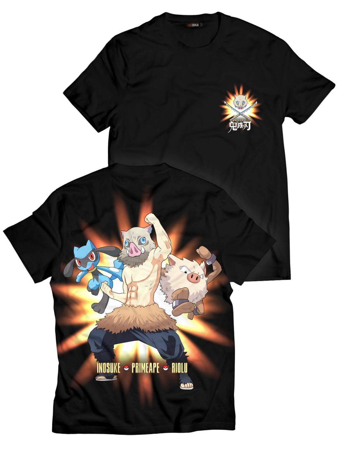 Inosuke Collab Demon Slayer Anime Unisex T-Shirt