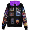 Kaido V3 One Piece Streetwear Otaku Cosplay Anime Zip Hoodie