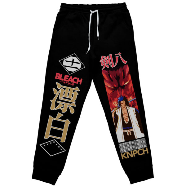 Zaraki Kenpachi TYBWA V2 Bleach Streetwear Otaku Cosplay Anime Sweatpants