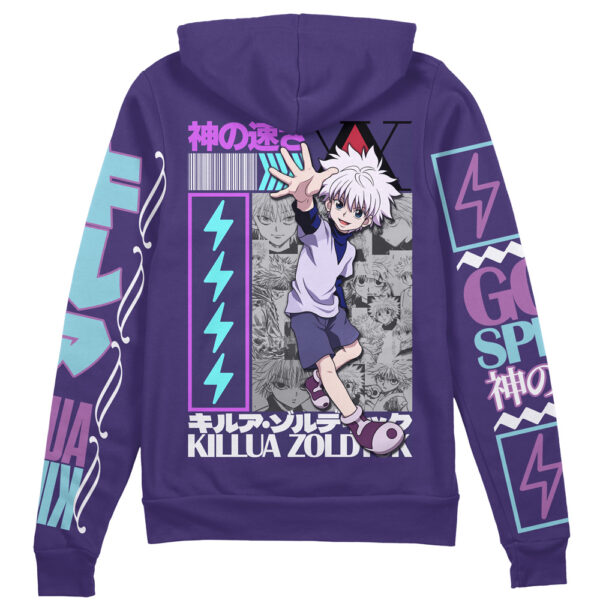 Killua Zoldyck V2 Hunter x Hunter Streetwear Otaku Cosplay Anime Zip Hoodie