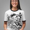 Kyojuro B&W Demon Slayer Anime Unisex T-Shirt