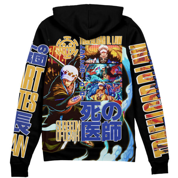 Trafalgar D. Law V3 One Piece Streetwear Otaku Cosplay Anime Zip Hoodie