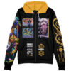 Trafalgar D. Law V4 One Piece Streetwear Otaku Cosplay Anime Zip Hoodie