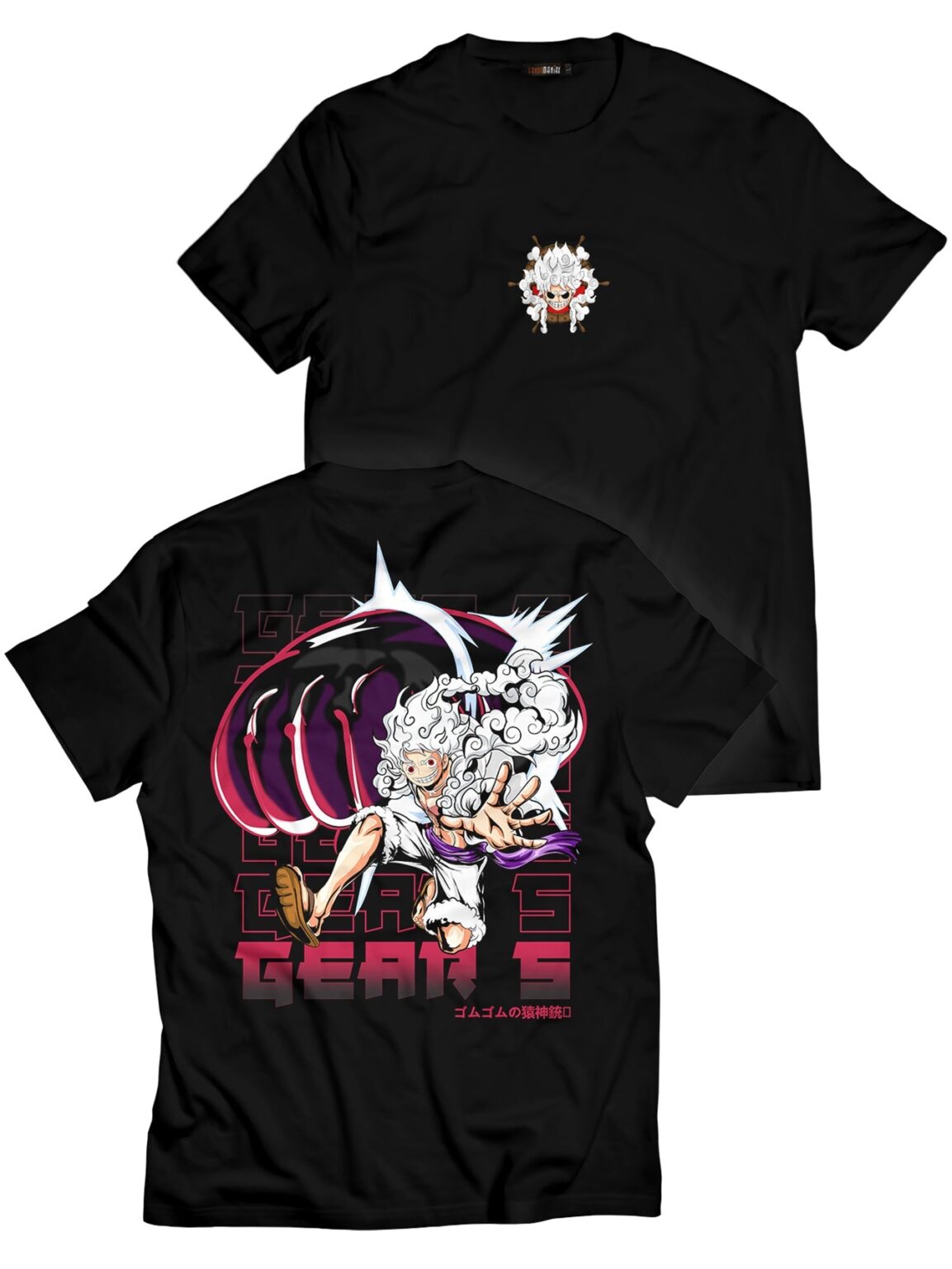 Gear 5 Punch One Piece Anime Unisex T-Shirt