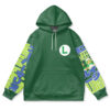 Hooktab Luigi Super Mario Anime Hoodie