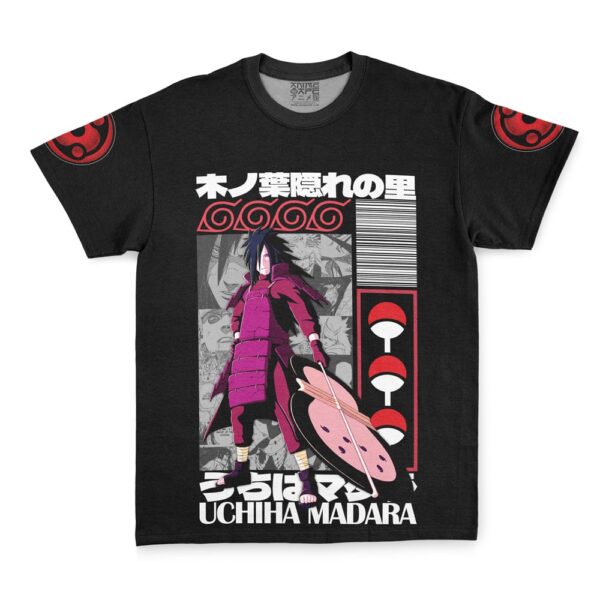 Hooktab Uchiha Madara shirt Naruto Streetwear Anime T-Shirt
