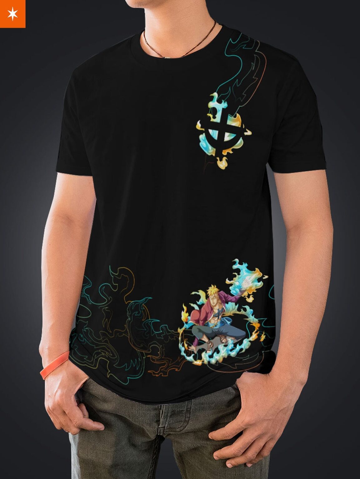 Phoenix Spirit One Piece Anime Unisex T-Shirt