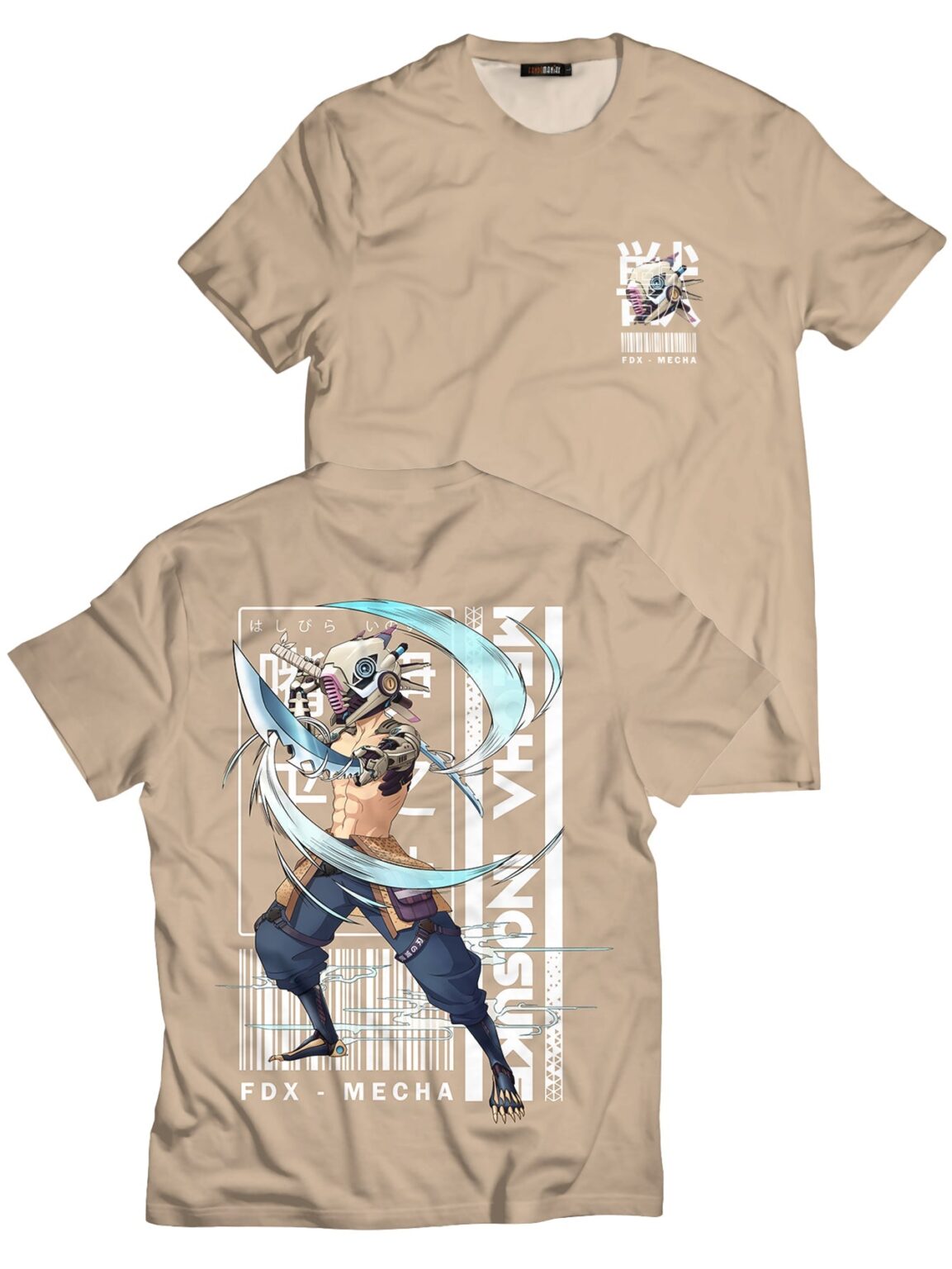 Mecha Inosuke Demon Slayer Anime Unisex T-Shirt