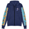 Mega Man Streetwear Otaku Cosplay Anime Zip Hoodie