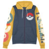 Metagross Pokemon Streetwear Otaku Cosplay Anime Zip Hoodie