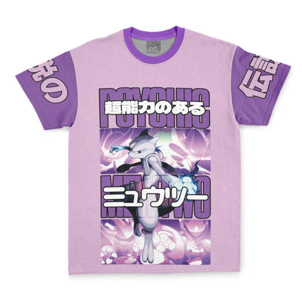 Hooktab Mewtwo Pokemon Shirt Streetwear Anime T-Shirt