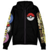 Mimikyu Pokemon Streetwear Otaku Cosplay Anime Zip Hoodie