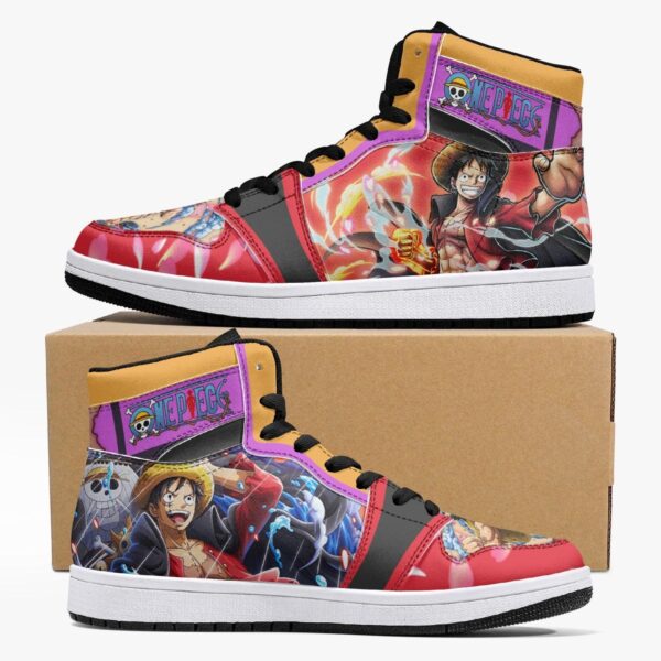 Monkey D. Luffy Armament Haki Ryuo One Piece Mid 1 Basketball Shoes
