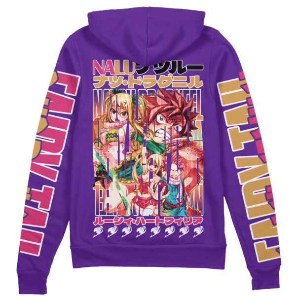 Nalu Fairy Tail Streetwear Otaku Cosplay Anime Zip Hoodie