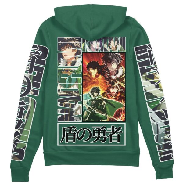 Naofumi Iwatani The Rising of the Shield Hero Streetwear Otaku Cosplay Anime Zip Hoodie