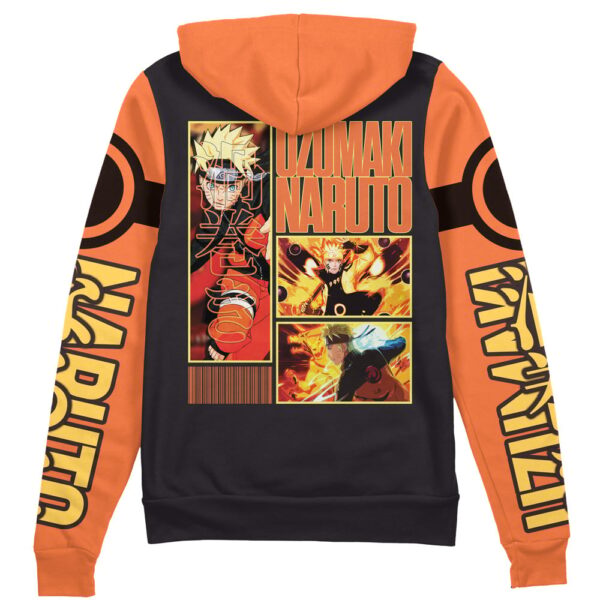 Uzumaki Naruto Naruto Shippuden Streetwear Otaku Cosplay Anime Zip Hoodie