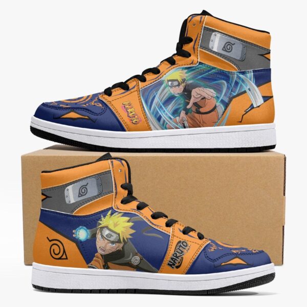 Naruto Uzumaki Rasengan Mid 1 Basketball Shoes