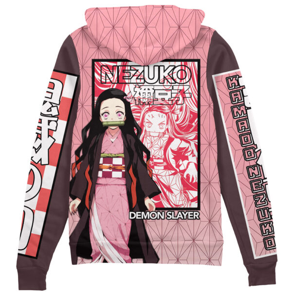 Kamado Nezuko Haori Demon Slayer Streetwear Otaku Cosplay Anime Zip Hoodie