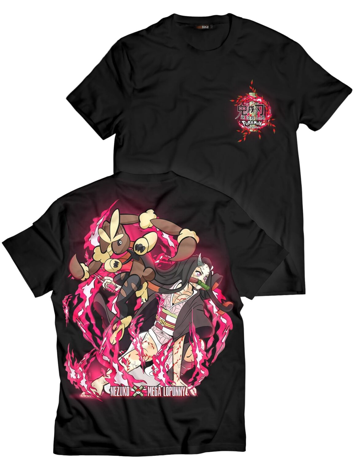 Nezuko Collab Demon Slayer Anime Unisex T-Shirt