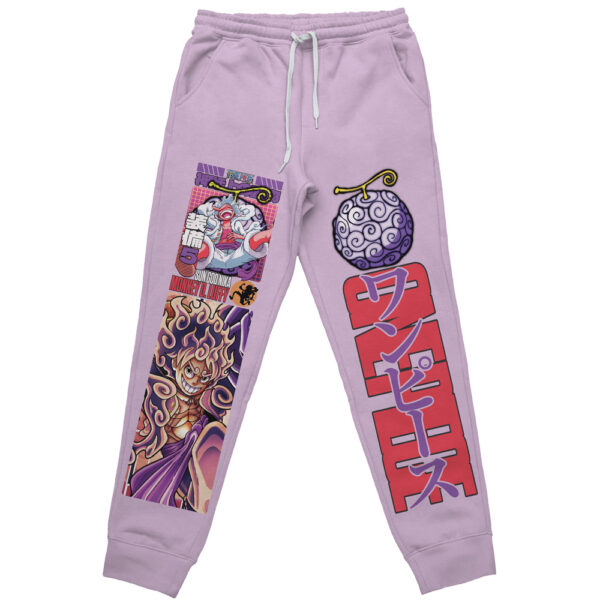 Gear 5th Luffy V2 One Piece Streetwear Otaku Cosplay Anime Sweatpants