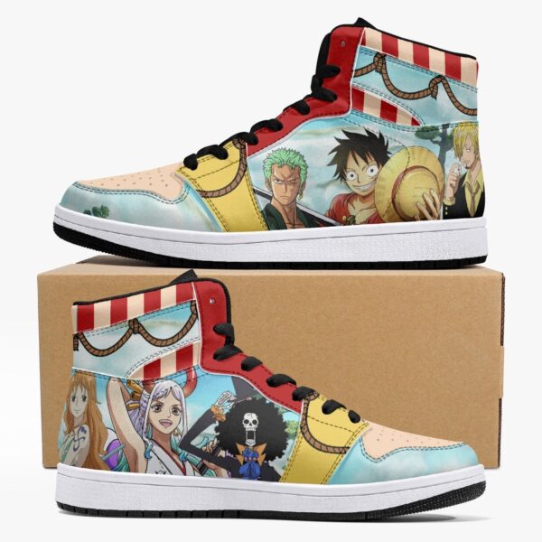 One Piece Characters Mid 1 Basketball Shoes