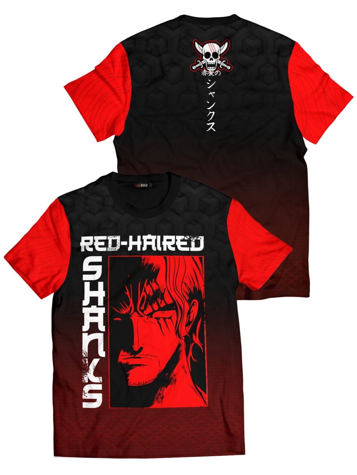 Grim Red hair One Piece Anime Unisex T-Shirt