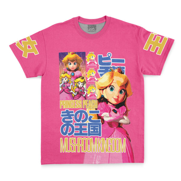 Hooktab Peach Super Mario Streetwear Anime T-Shirt