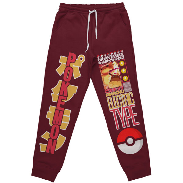 Gigantamax Pikachu Pokemon Streetwear Otaku Cosplay Anime Sweatpants