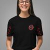 Red ED Nezuko Demon Slayer Anime Unisex T-Shirt